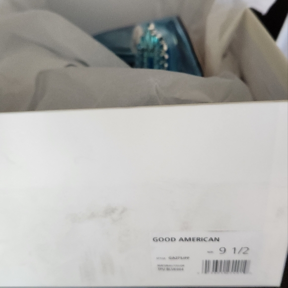 🆕️ GOOD AMERICAN- CINDER-F*CKING-RELLA PUMP - SIZE 9.5 - Blue - Picture 4 of 4